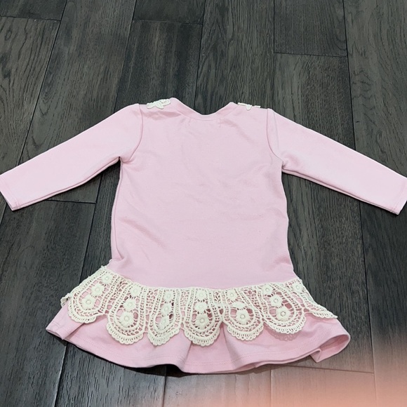 Halabaloo baby longsleeve crochet sweater dress - Picture 7 of 8